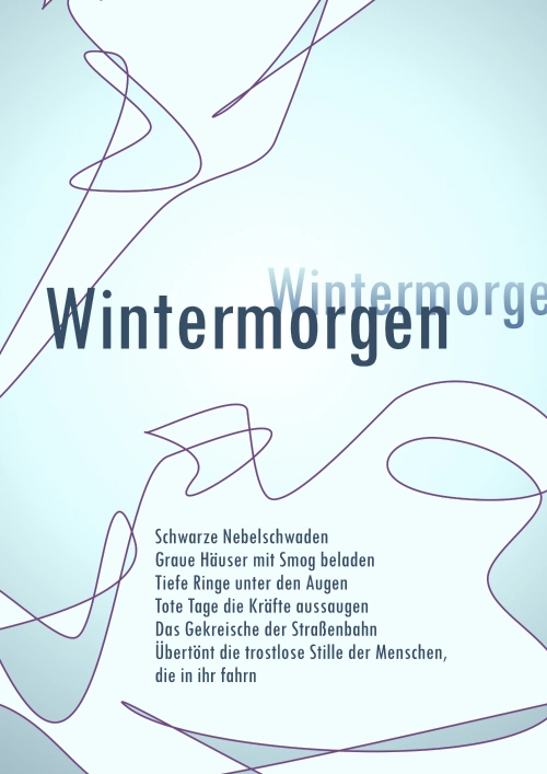 Poetry Slam Wintermorgen